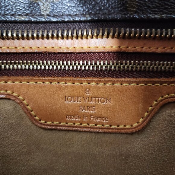 Louis Vuitton Dark Brown Monogram Tote - Picture 5 of 16